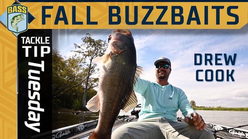 Setting up a buzzbait for the Fall with Drew Cook