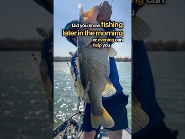 Catch More Fish in the Spring by Fishing Later in the Day #bassfishingtips