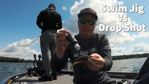 Swim Jig vs Dropshot Largemouth Bass Fishing with @BassBrawlOutdoors