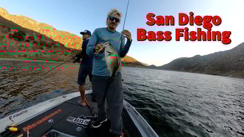 San Diego Bass Fishing w: Parker Wright & @OliverNgy