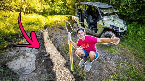 Building a STREAM to My BACKYARD Pond (Are There Any Fish?)