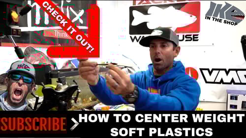 How to Center Weight Soft Plastics!
