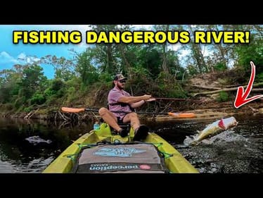 We Tried Fishing a DANGEROUSLY LOW River!