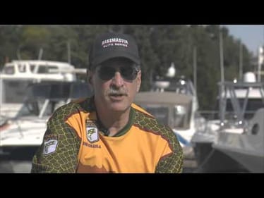Releasing bass into Sturgeon Bay