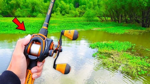 This HIDDEN Lake is LOADED w/ GIANT Bass (Tournament Fishing)
