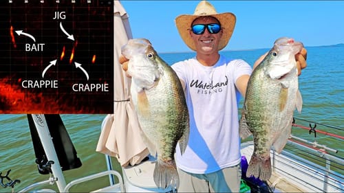 Fishing for 3LB CRAPPIE with LIVESCOPE! (GIANT CRAPPIE on LIVESCOPE)