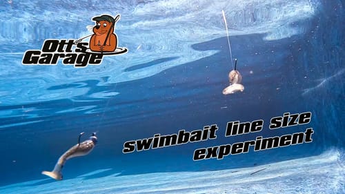 Ott’s Garage | Line Size Experiment With Swimbaits