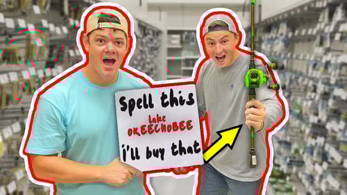You Spell It, I’ll Buy It! (Fishing Challenge)