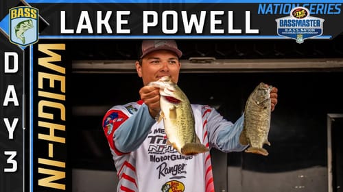 Weigh-in: Day 3 of 2023 B.A.S.S. Nation Regional at Lake Powell