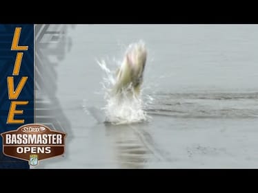 Smallmouth kicker on topwater for Hellebuyck