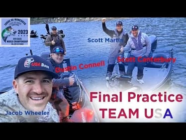 DC & JW Final Day Practice - Black Bass World Championship 2023