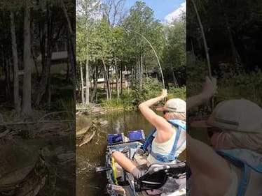 Insane summer slop bite!! #fishing #bassfishing #giantfish #outdoors