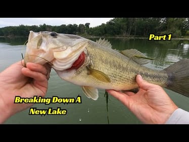 Breaking Down A New Lake Successfully and Catching Giant Bass! Part 1