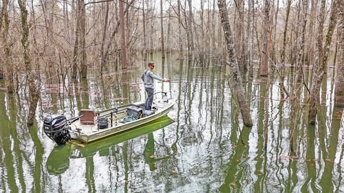 I Nearly Flipped My Jon Boat Fishing a Flooded Forest