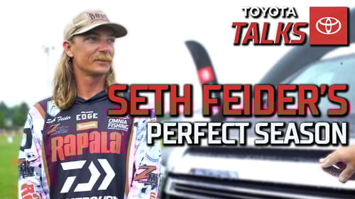 He fished a near perfect Bassmaster season!?!