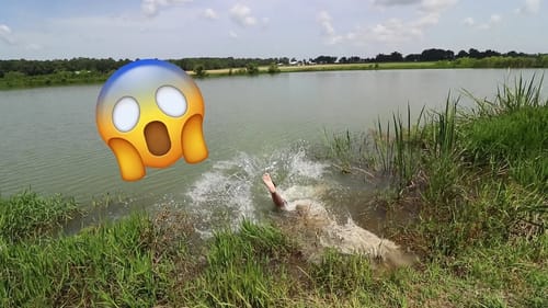 SPEED fishing challenge - loser jumps in ALLIGATOR infested water
