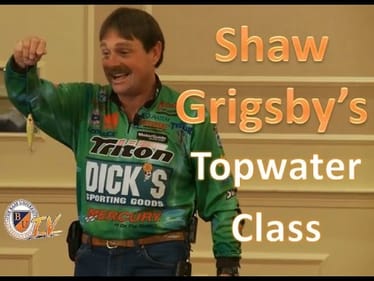 Topwater Bass Fishing Tactics with SHAW GRIGSBY