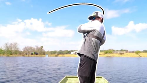 Fishing a FARM POND in a JON BOAT!