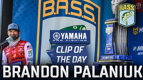 Yamaha Clip of the Day - Palaniuk becomes a 5-time Bassmaster Elite Champion