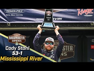 Cody Stahl wins 2024 Bassmaster OPEN at the Mississippi River with 53 pounds, 11 ounce
