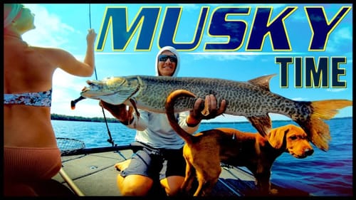 3 Muskies in 3 Hours on Giant Swimbaits | Bonus Dog Overboard‼️