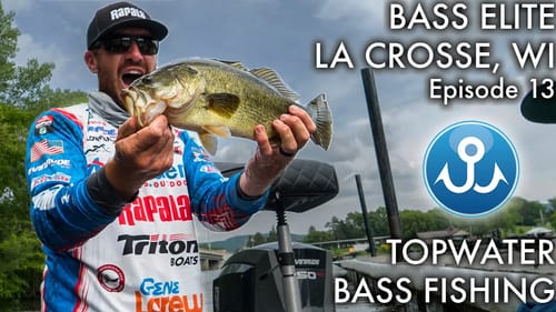 LaCrosse Elite Series Topwater Bass Fishing | Wheeler Fishing Episode 13