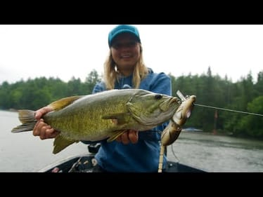 BIG RAT Fishing during Storm! (Biggest bass of the year)