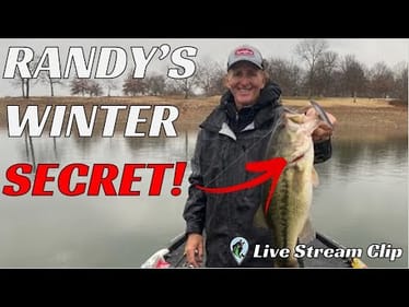 Randy Gives Up the Juice on Shallow Winter Bass Fishing | FTM Livestream #76