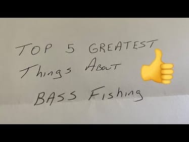 Top 5 Reasons Bass Fishing Doesn’t Suck…