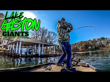 Winter Giants at Lake Gaston! | Cold Water Bass Tactics