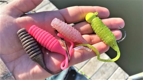 Making Huge Ice Fishing Grubs
