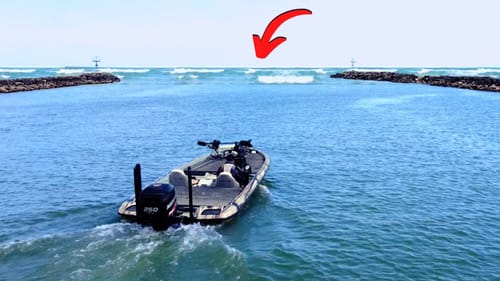 BASS Boats Come Here To SINK (Fishing DANGEROUS Water)