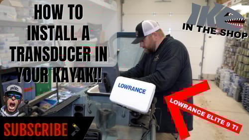 How To Install a Transducer in Your HOBIE KAYAK!