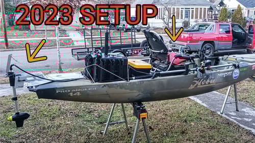 (FULLY RIGGED)  2023 KAYAK BASS FISHING SETUP