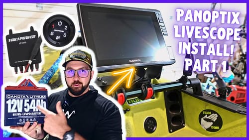 Fully Wiring My Kayak! Garmin Panoptix Livescope Install On Hobie Pro Angler 360 Part 1