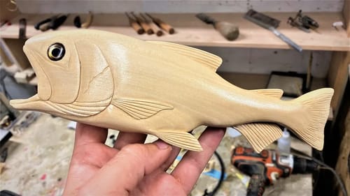 An ArtsyFartsy Wooden Trout