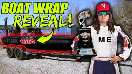 Revealing My BOAT WRAP for My First Professional Fishing Season...