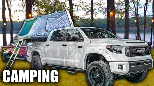Truck Camping The STATE PARK + We FISH The LAKE
