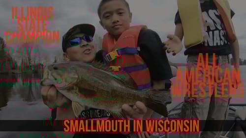 State Champion & All American Wrestlers Fishing for Smallmouth Bass #EastboundAndUpTour