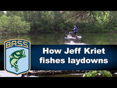 How Jeff Kriet fishes laydowns