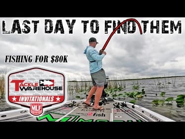 Last Day Looking For The WINNING FISH On Lake Kissimmee for MLF PRO TOURNEY! (YESOUL G1 MAX REVIEW)