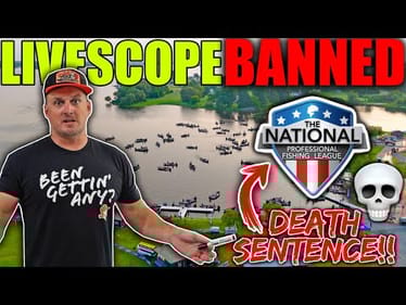 Professional Fishing BANNED LiveScope and Will PAY for it!! (My Reaction)