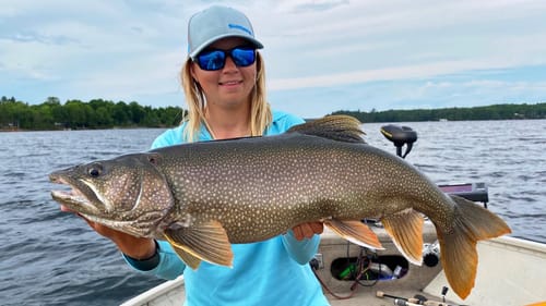 Jigging for Summer Lake Trout!!