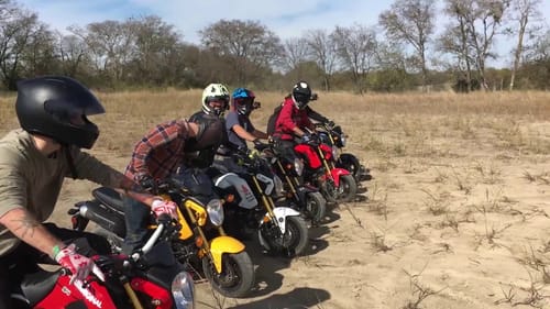 GROMS DRAG RACE IN DIRT