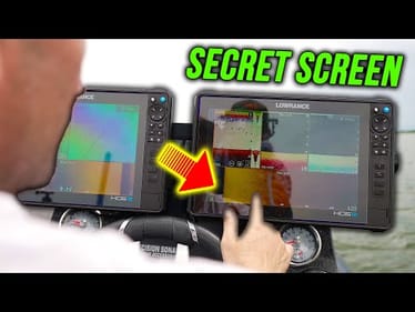 TOURNAMENT Anglers use this SCREEN 90% of the time on their LOWRANCE Sonar