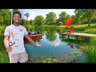 this lake is LOADED with fish