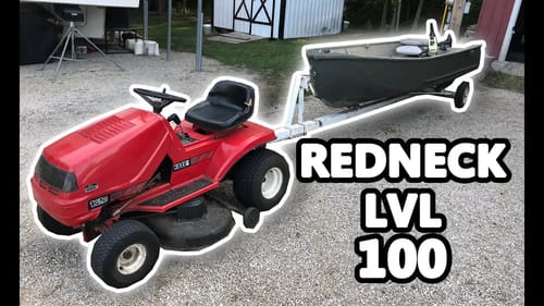 REDNECK Level 100 - Hillbilly Pond Fishing For Bass