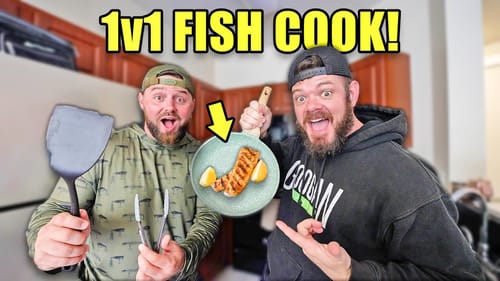 1v1 Fish Cooking CHALLENGE!