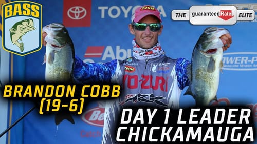 Brandon Cobb leads Day 1 with 19 pounds (Chickamauga Bassmaster Elite)