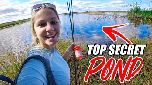 Fishing a SUPER Top Secret POND!
